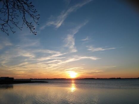 Sonnenuntergang in Wiek