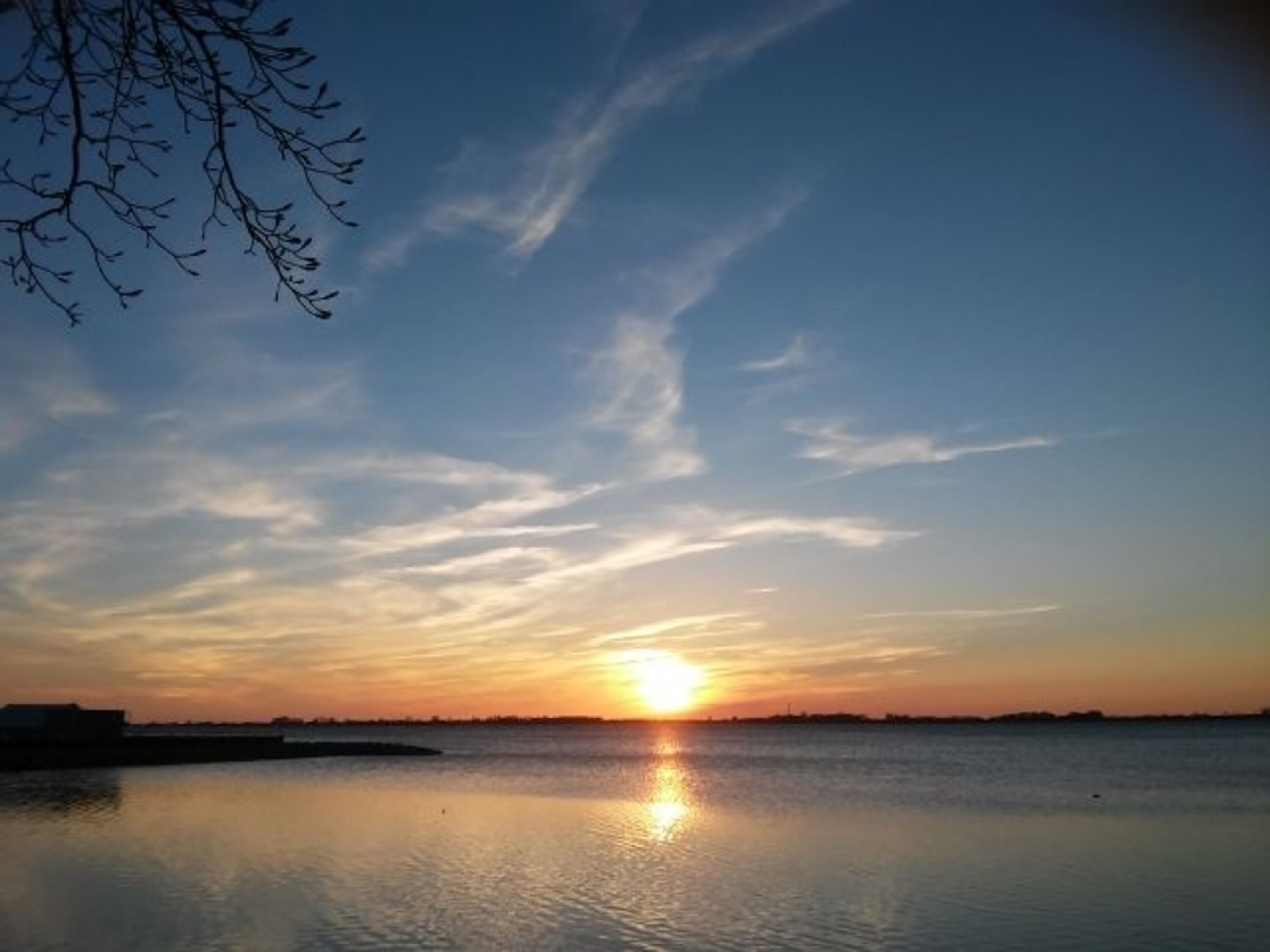 Sonnenuntergang in Wiek