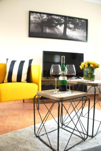 Leseecke im Wohnzimmer