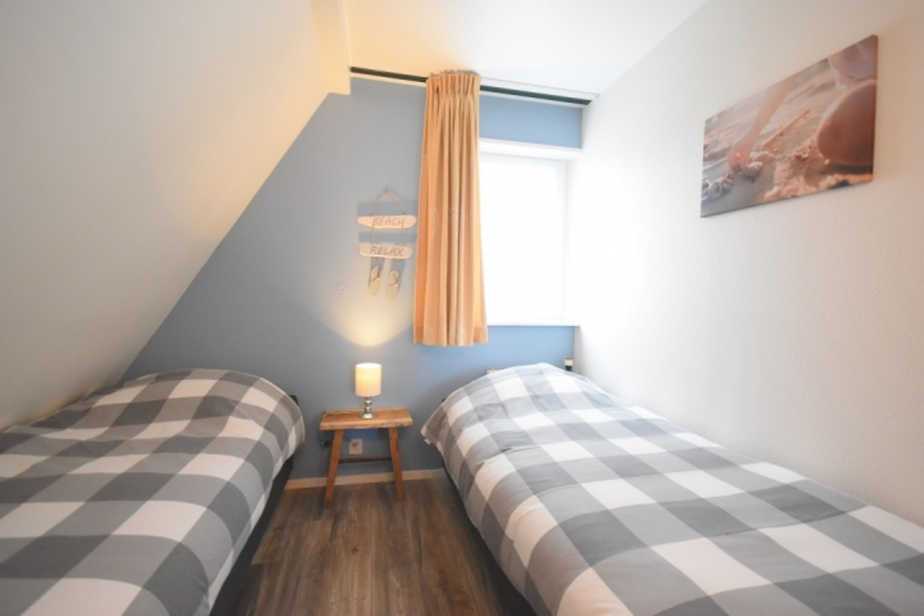 Schlafzimmer mit 2 Einzelbetten