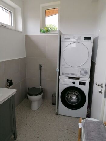 Waschen   Trocknen im Bad