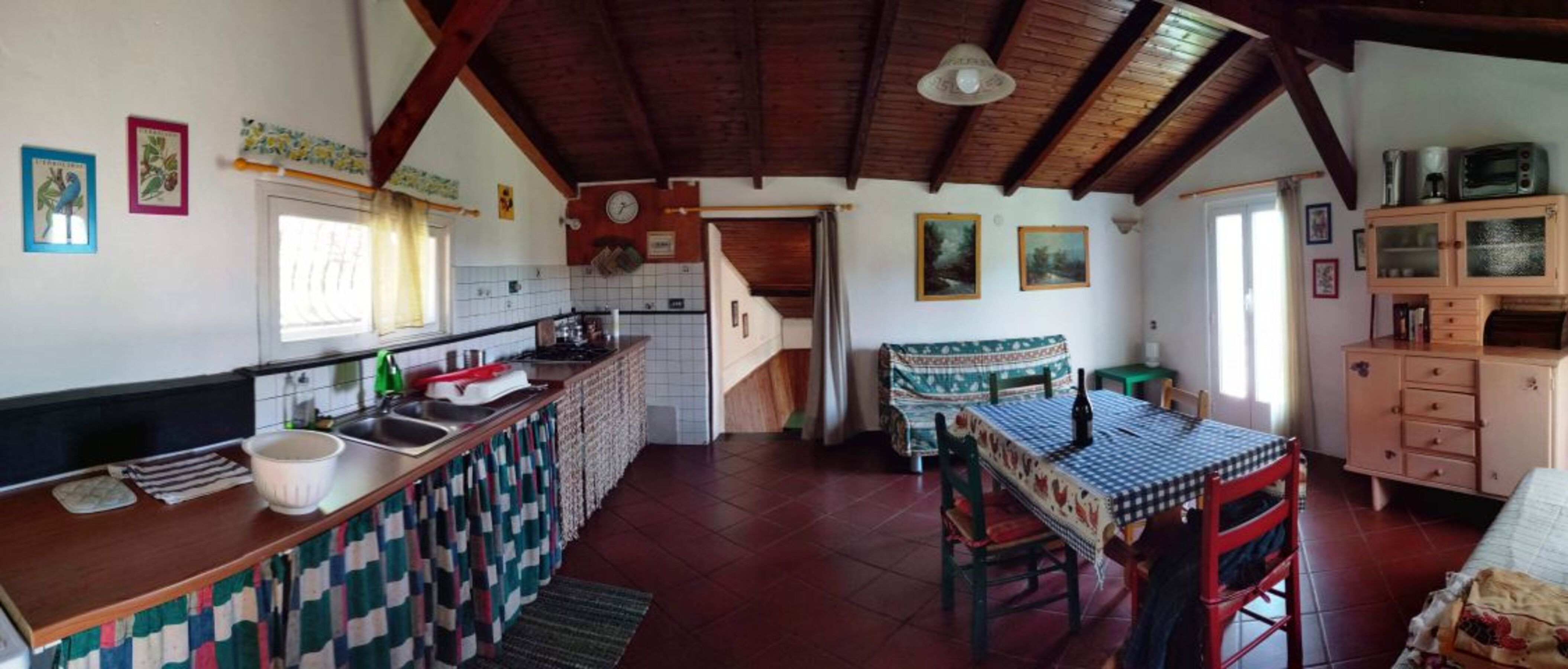 Il soggiorno/cucina