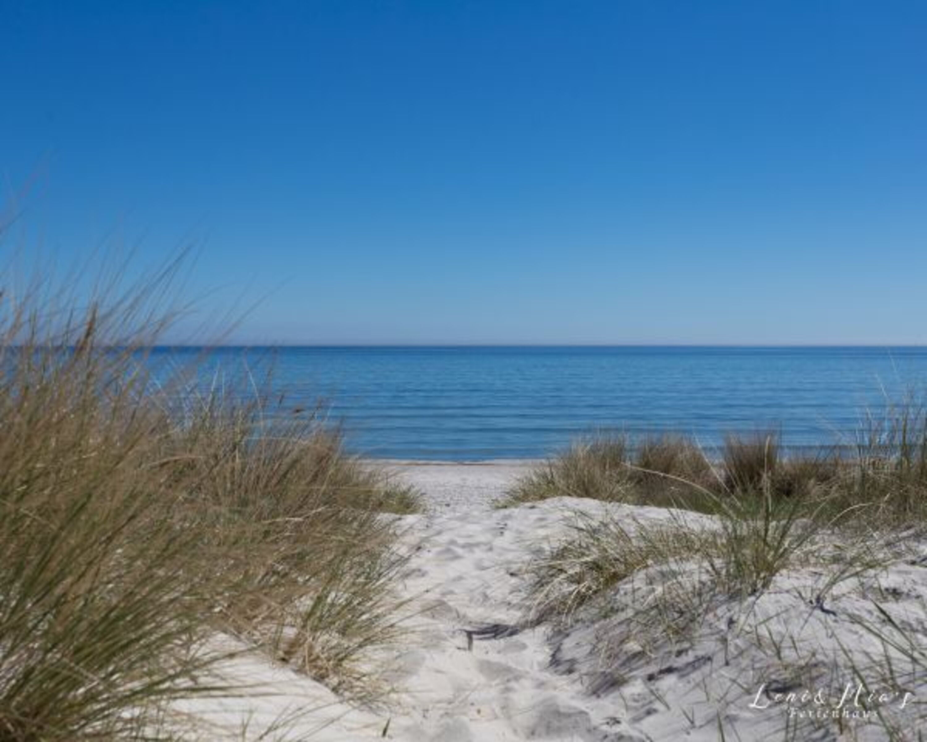 am Strand von Breege