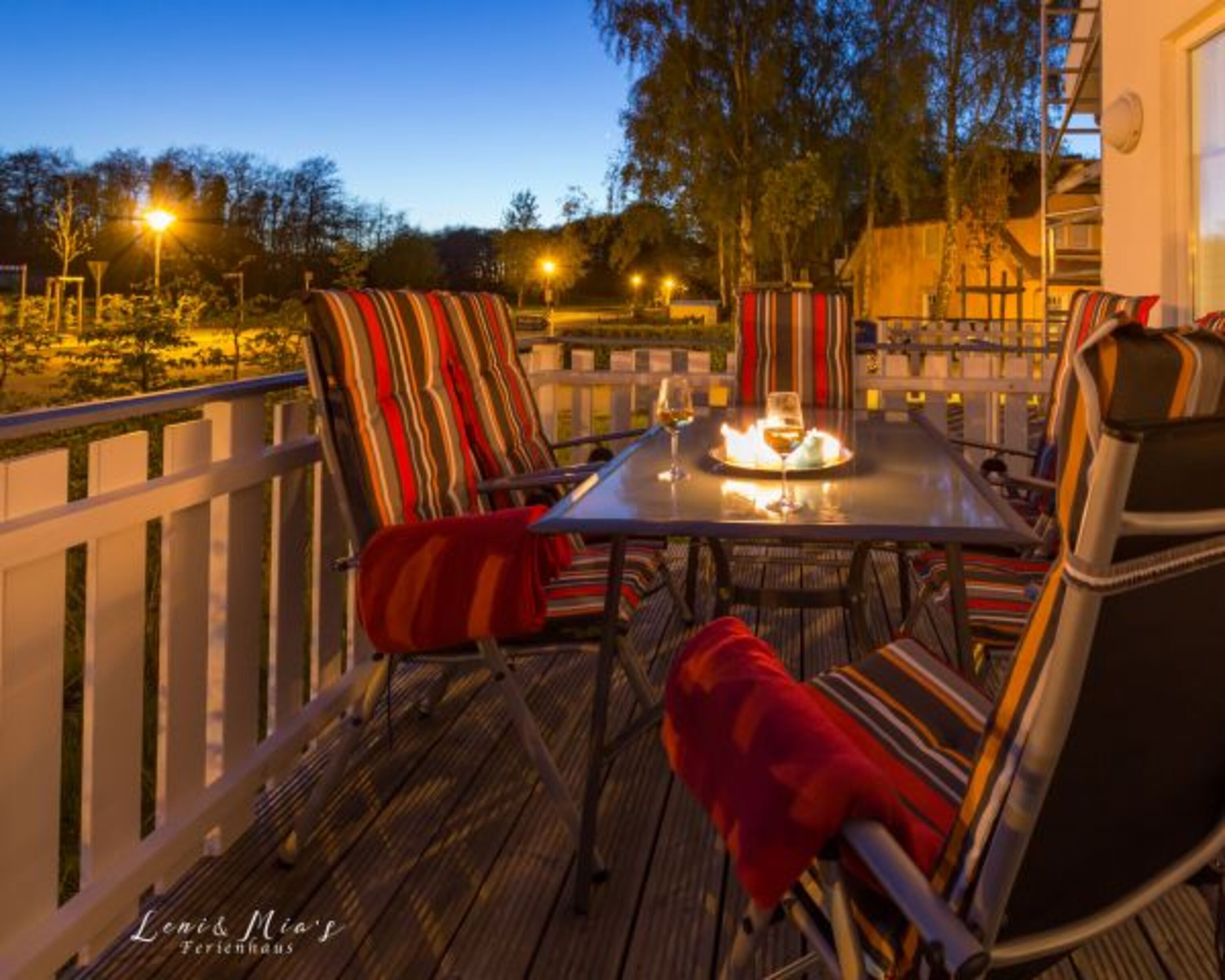 Terrasse am Abend