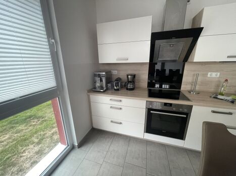 Küche mit 3 Kaffeemaschinen