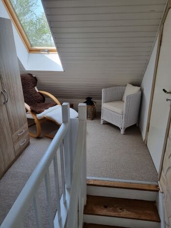 gemütliche Lesecke im oberen Flur