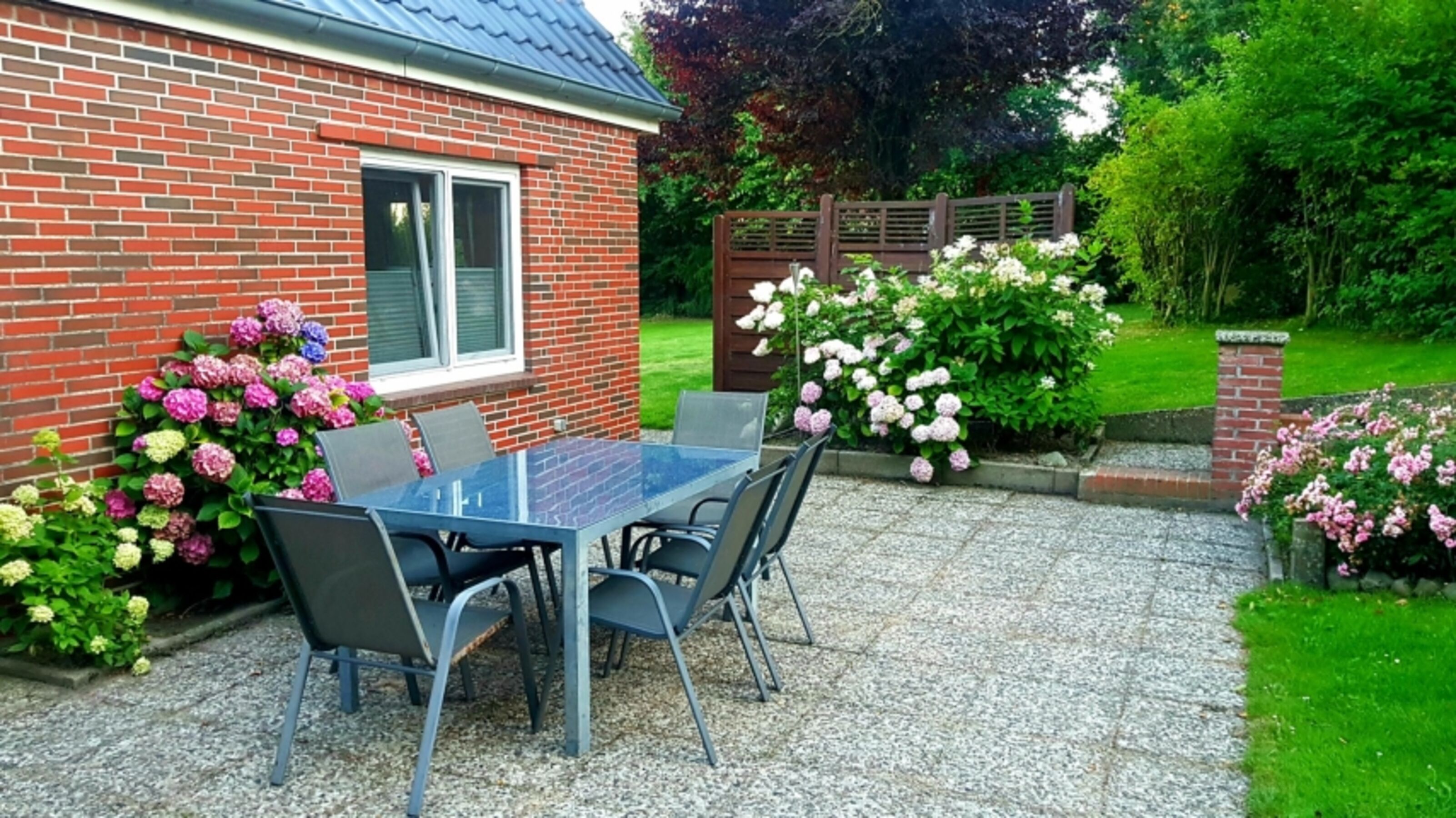Terrasse am Haus