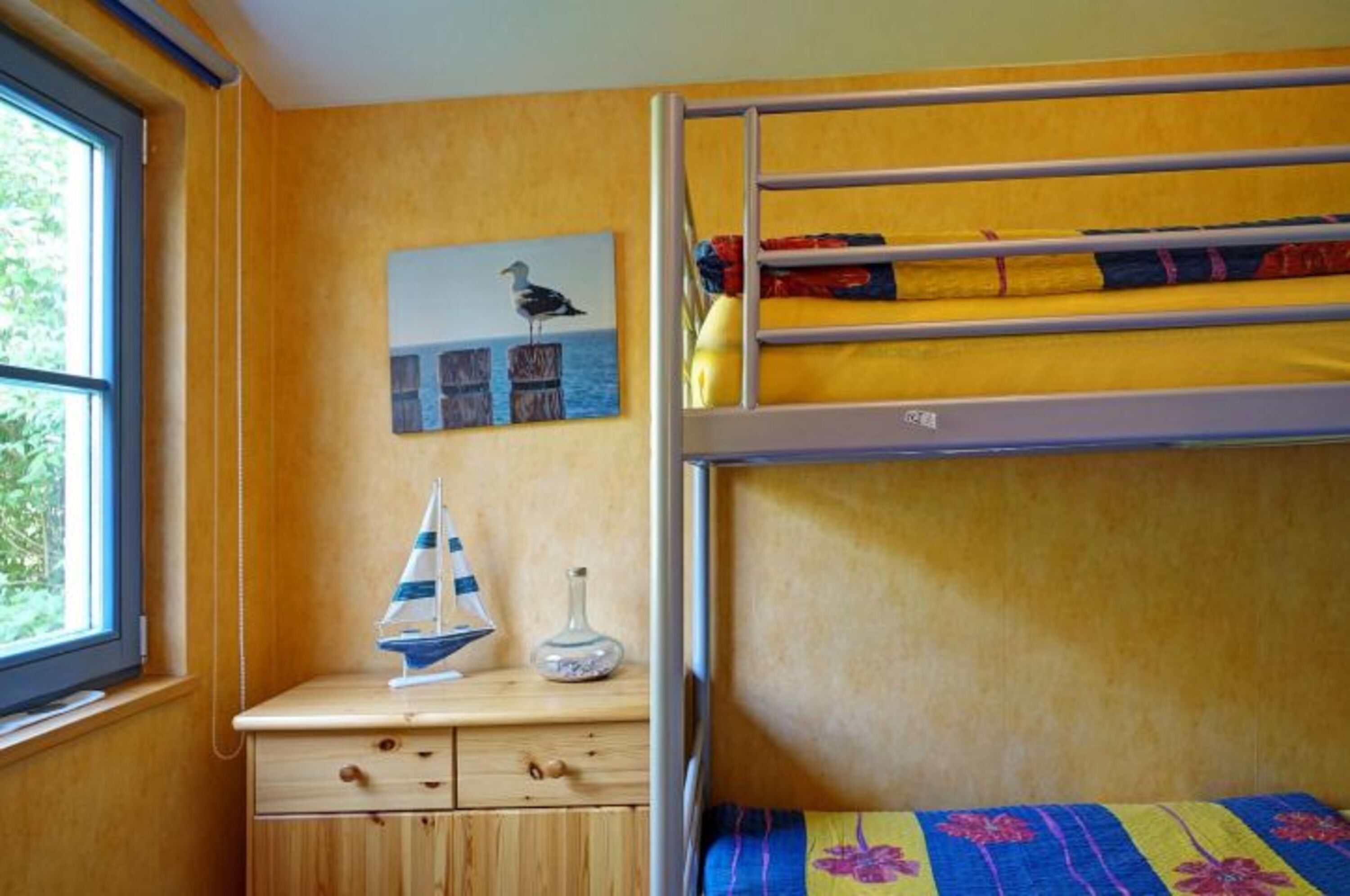 Schlafbereich mit Etagenbett