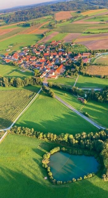 Bellershausen von oben