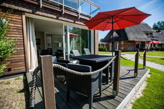 Gartenblick der Anlage