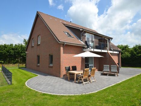 Außenbereich des Ferienhauses