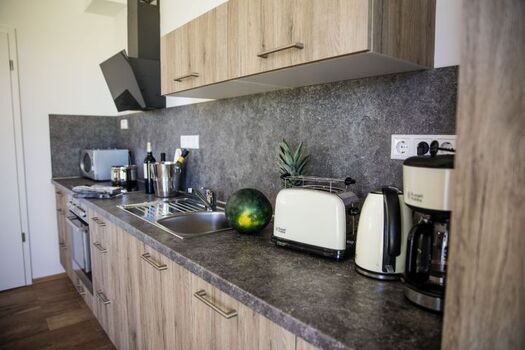 voll ausgestattete Küche