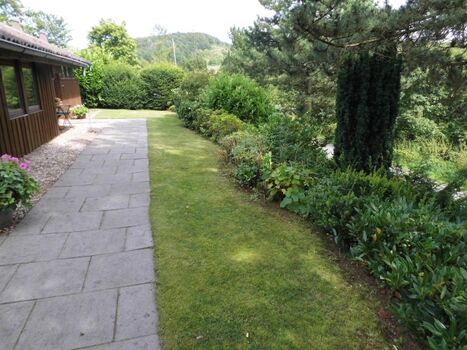 Weg zum Haus mit wunderschönen Ausblicken