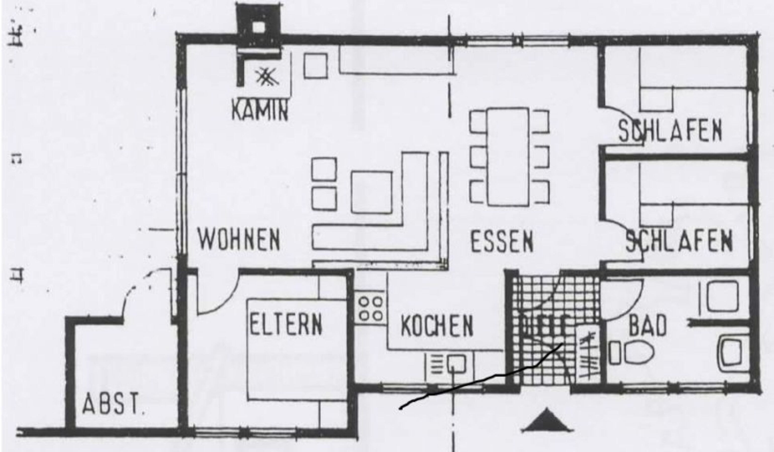Grundriss vom Haus