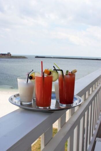 Sundowner auf der Dachterrasse
