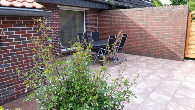 Windgeschützte Terrasse