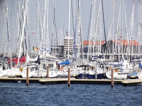 Bootsliegestelle im Grevelingenmeer