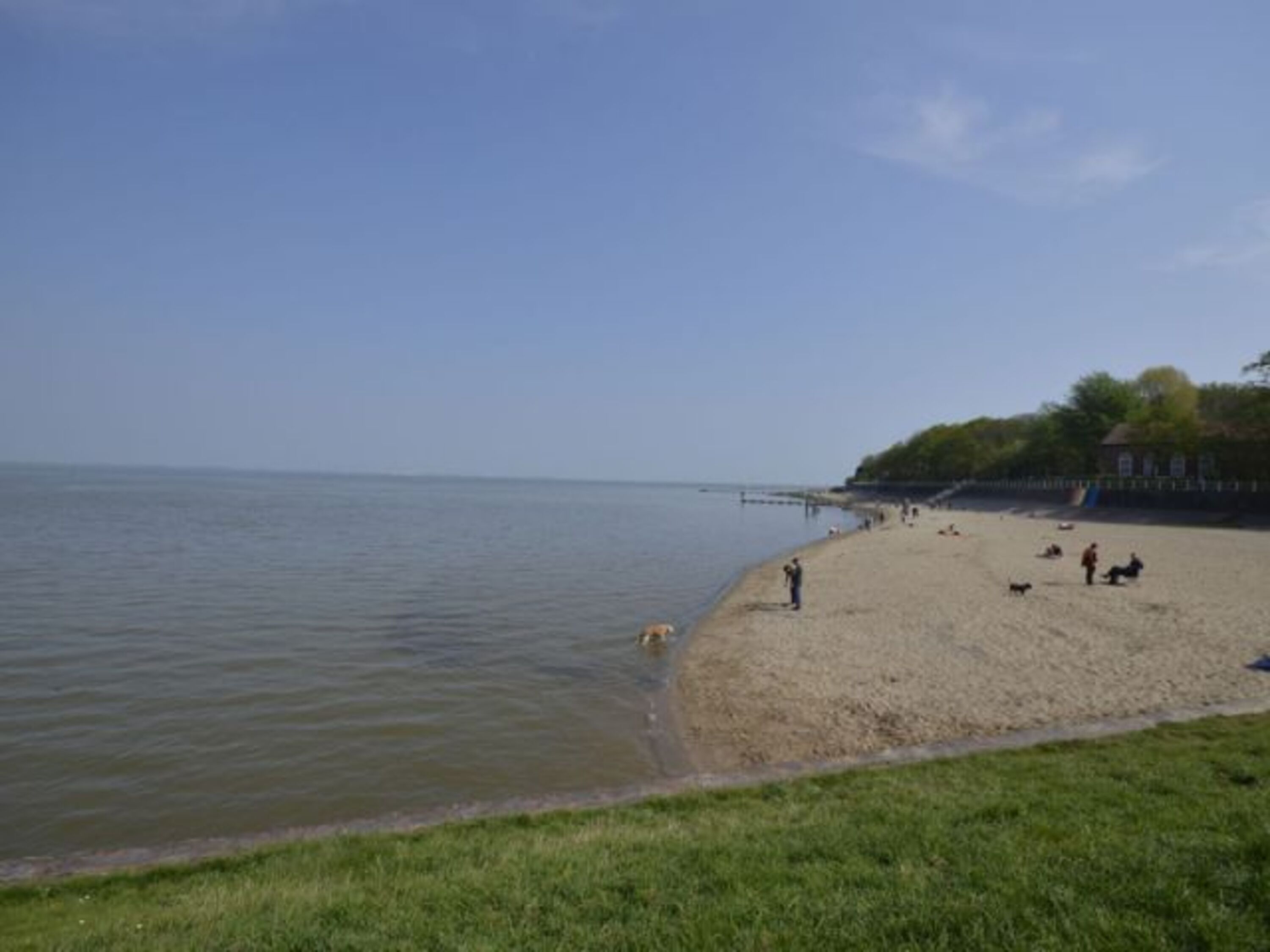 Der Kurhausstrand am Sielhafen
