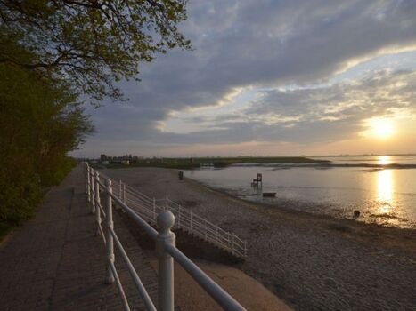 Abendstimmung am kultigen Kurhausstrand