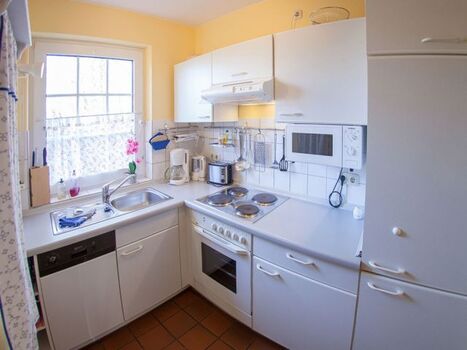 Separate Küche mit allem Komfort