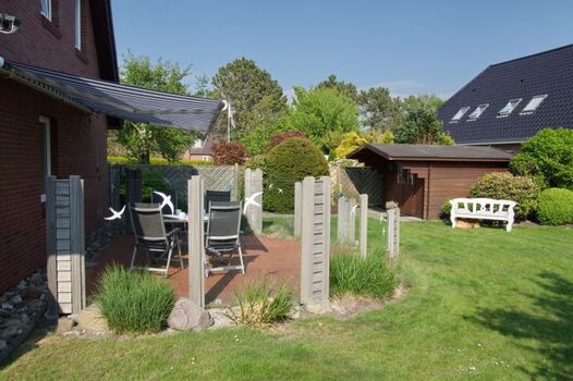 Eingezäunter Garten