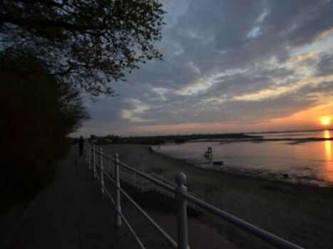 Abendstimmung am schönen Kurhausstrand