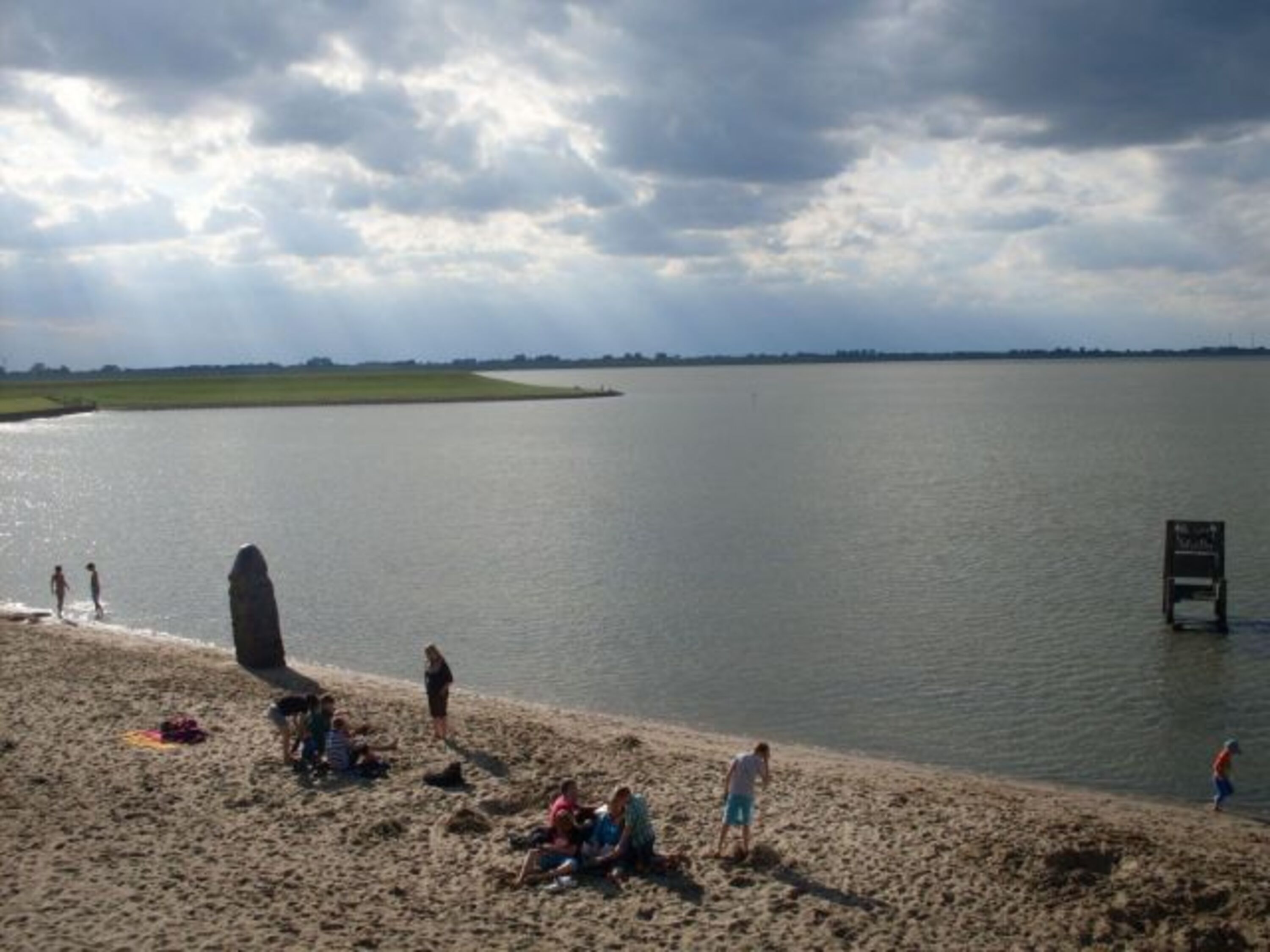 Der Strand am alten Kurhaus - zugänglich für den Hund
