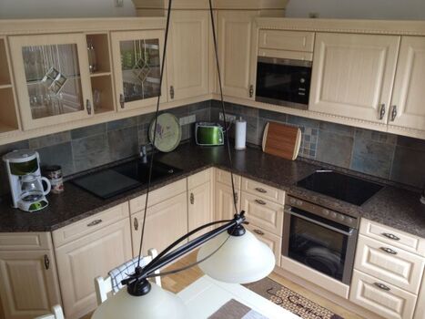 Komfortküche im Ferienhaus"Ostseetraum"