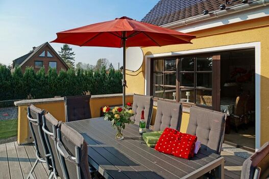 Terrasse Ferienhaus"Ostseetraum"