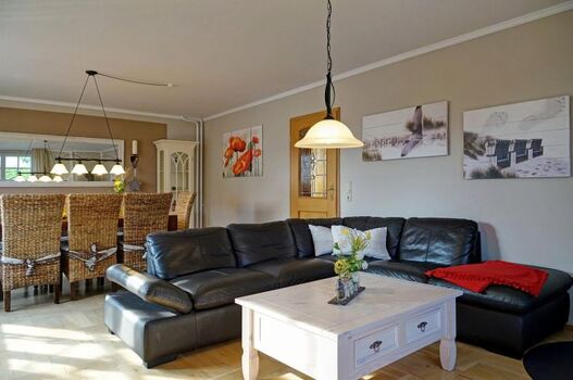 Wohn-/Esszimmer Ferienhaus Ostseetraum