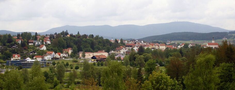 Blick auf Bad Kötzting