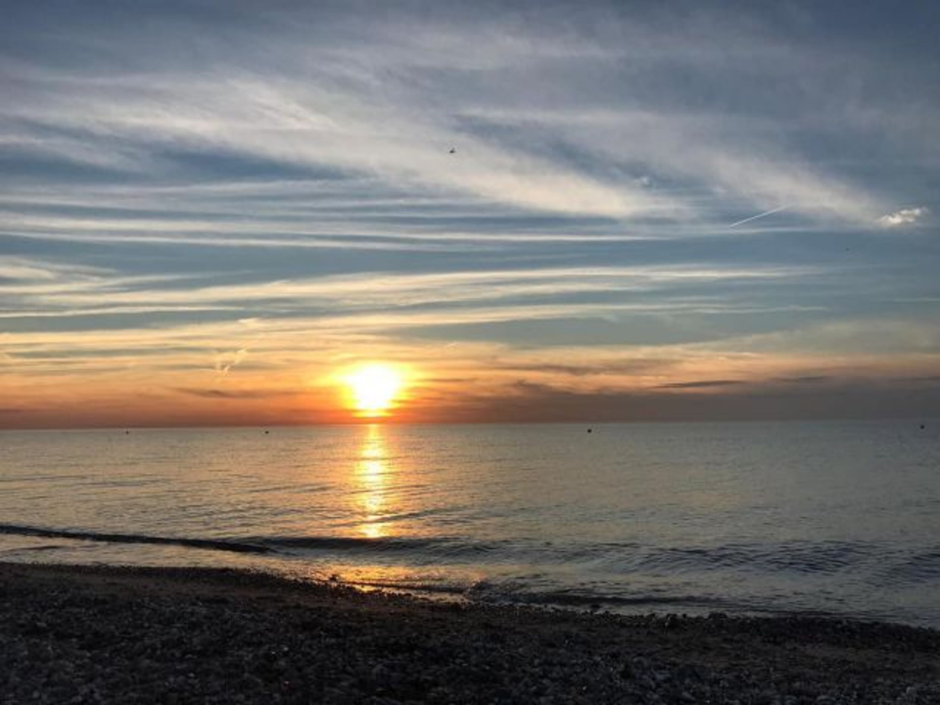 Sonnenuntergang.