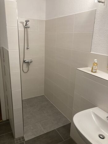 bodengleiche Dusche im Bad