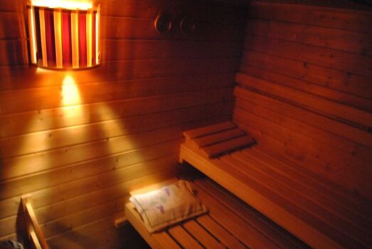 hauseigene Sauna im Keller des Hauses für alle Wohnungen