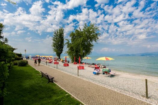 Blick auf den Hundestrand
