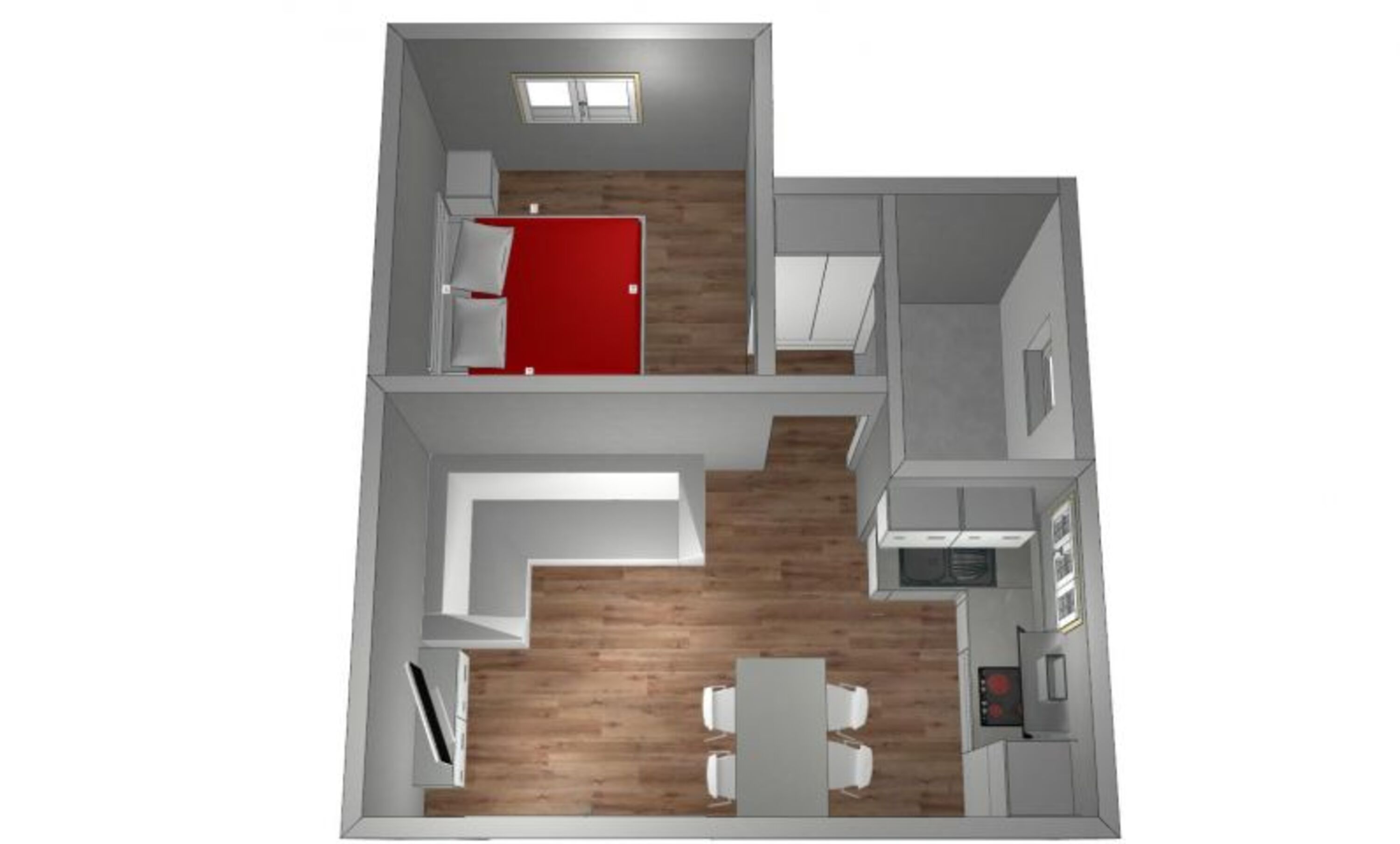 Wohnungsskizze ohne Terrasse