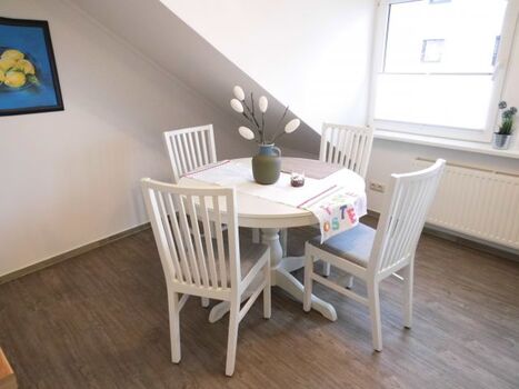 Essplatz im Wohnraum