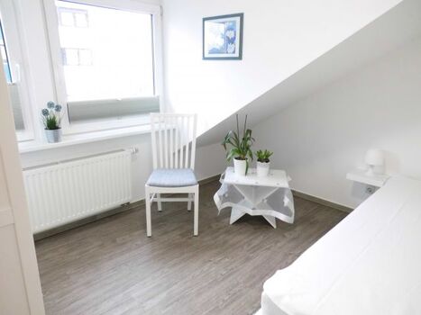 Schlafraum mit Seesicht