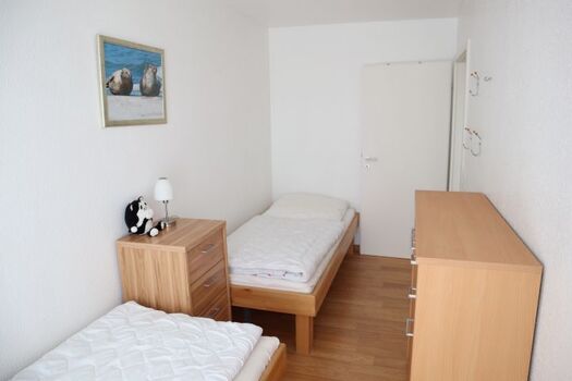 Schlafraum mit 2 Einzelbetten
