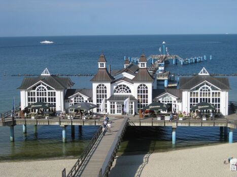 Die Seebrücke ist das Wahrzeichen Sellins