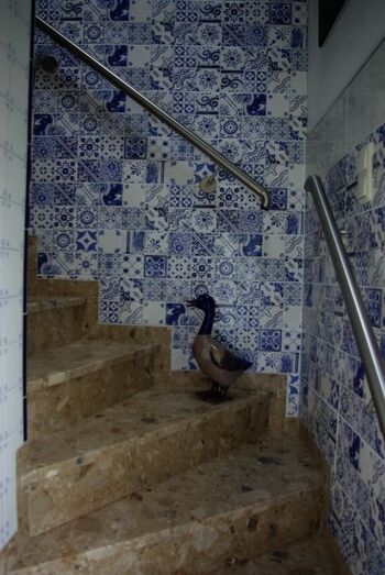 Treppe zur Ferienwohnung