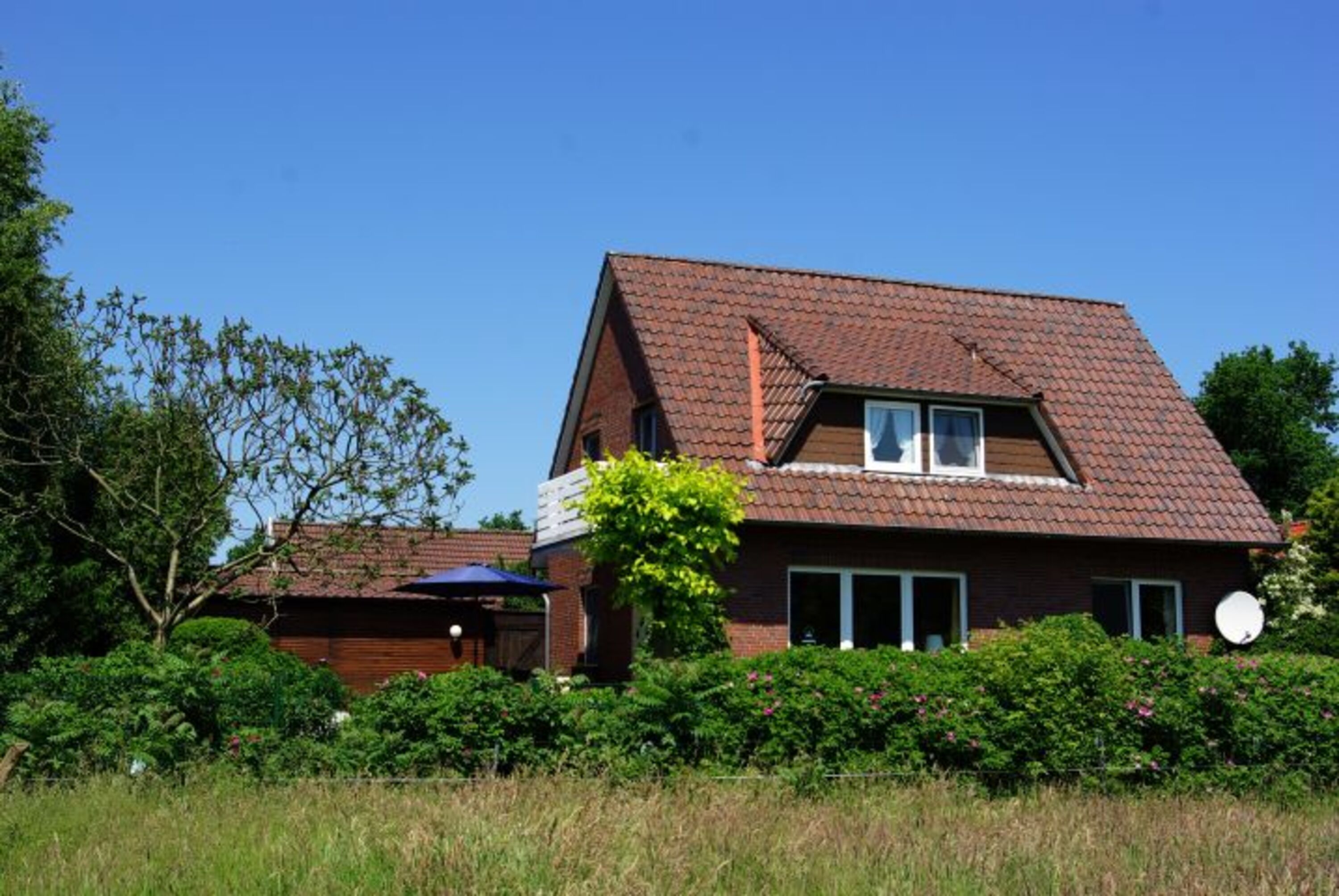 Ferienwohnung - Blick vom See aus