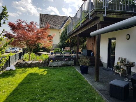 Garten komplett Eingezäunt