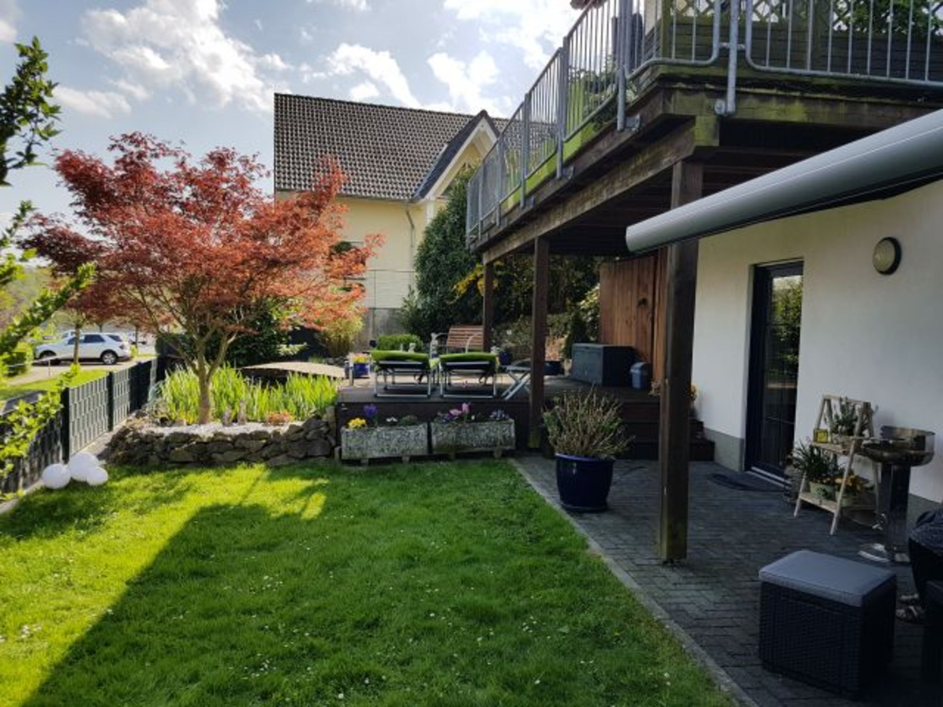 Garten komplett Eingezäunt