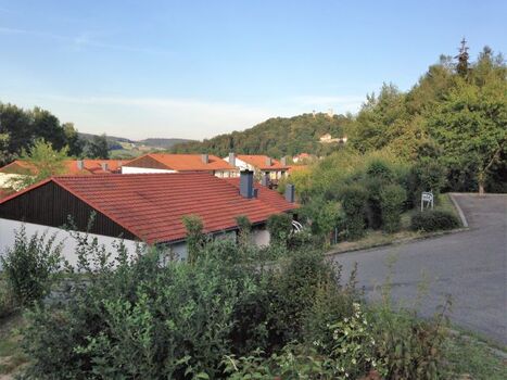 Blick auf die Burg Falkenstein