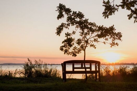 Unser Blick auf dem Bodden