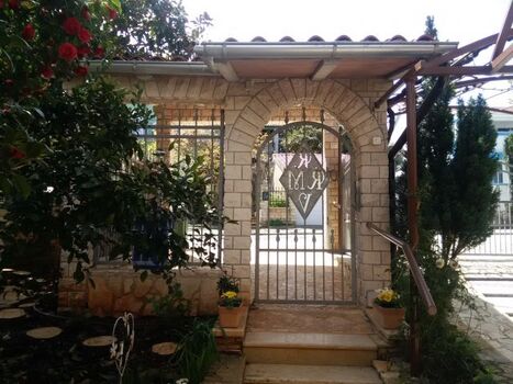 Eintritt in die Villa