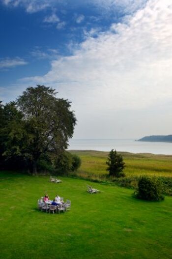 Großer Garten, ideal für den Hund