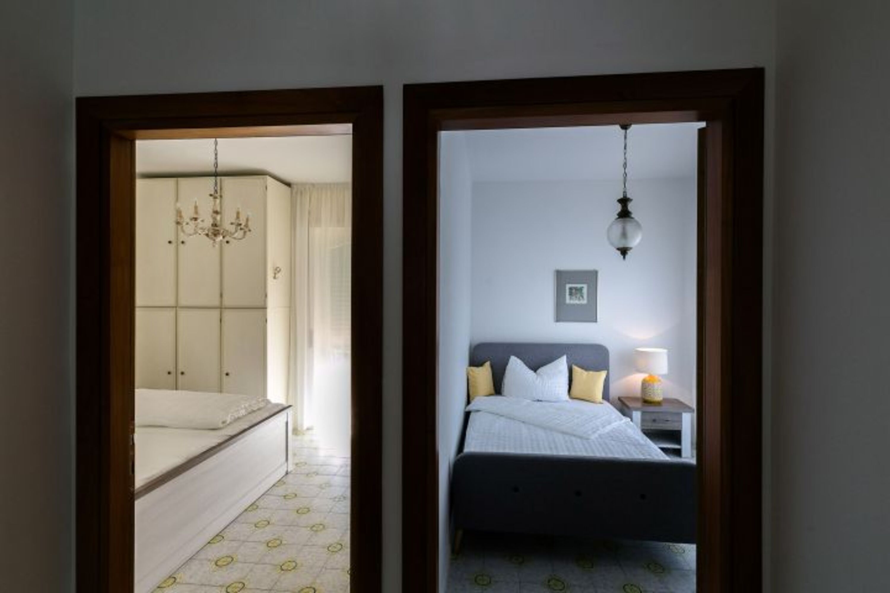 Die Schlafzimmer