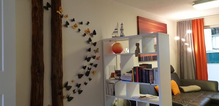 Blick in das Wohnzimmer